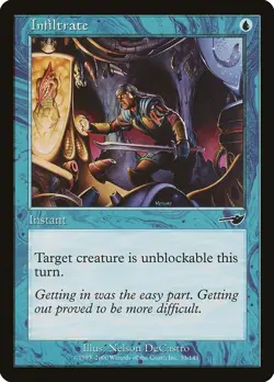MTG - Infiltrate - Nemesis - X1 - (LP) - - Image 1