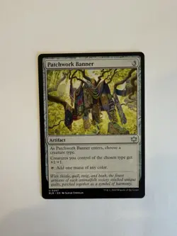 Patchwork Banner Bloomburrow Regular - Image 1