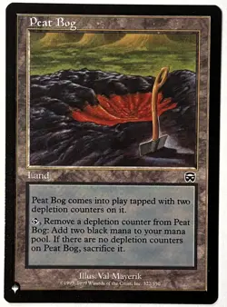 X2 MTG Mercadian Masques (MMQ 322) Peat Bog - NM - Common - The List - Image 2