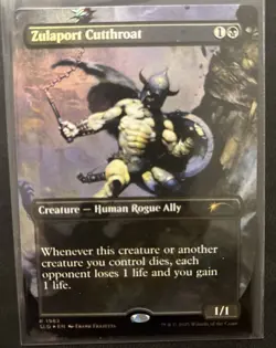 Zulaport Cutthroat, Frank Frazetta Secret Lair, Borderless Art, MTG NM - Image 1