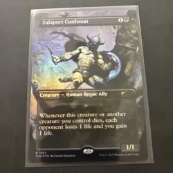 Zulaport Cutthroat, Frank Frazetta Secret Lair, Borderless Art, MTG NM - Image 2