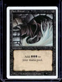 1994 Magic MTG Revised Edition (Summer Magic) Dark Ritual #NNO - Image 1