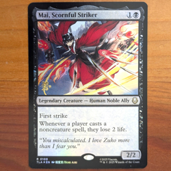 Mai, Scornful Striker - Prerelease Foil Promo - Avatar TLA MTG - Image 1