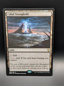 MTG - Cabal Stronghold - Land - DOM 238 - Rare - NM - Image 1