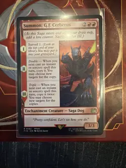 MTG Summon: GF Cerberus NON-FOIL NM 162 FINAL FANTASY Magic the Gathering - Image 1