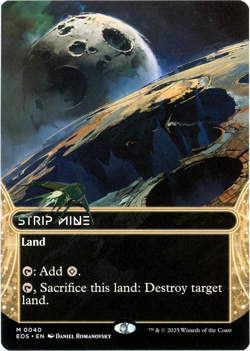 Strip Mine (Borderless) - 0040 - Edge of Eternities - MTG English NM/M - Image 1
