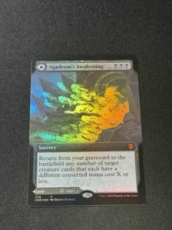 Agadeem's Awakening (Extended Art) Foil MTG Zendikar Rising ZNR NM Unplayed #336 - Image 1