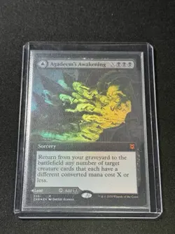 Agadeem's Awakening (Extended Art) Foil MTG Zendikar Rising ZNR NM Unplayed #336 - Image 3
