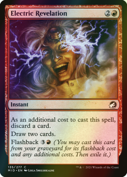 MTG Electric Revelation Foil ** Innistrad: Midnight Hunt ** English (NM) - Image 1
