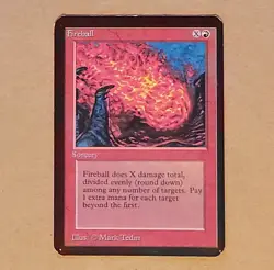 MTG - Magic the Gathering - Alpha Fireball - LP - Image 1