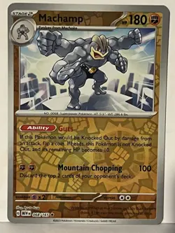 Machamp Reverse Holo 068/165 SV: Scarlet & Violet 151 NM Pokemon Fast Ship - Image 1