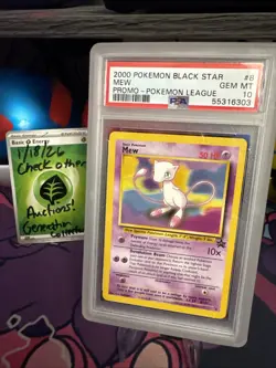 Pokemon Black Star Promo Mew WOTC #8 PSA 10 - Image 2