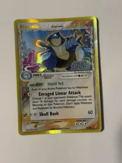 Blastoise Delta Species 2/100 Crystal Guardians Reverse Holo Rare Pokemon TCG MP - Image 2