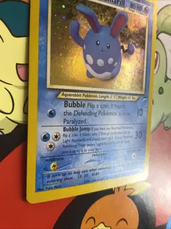 Light Azumarill 13/105 Neo Destiny Holo Pokemon LP Swirl - Image 4