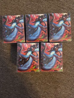 Sealed - 5 Pokemon Mega Evolutions Phantasmal Flames Deck Box - Image 1