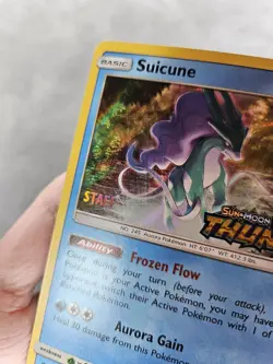 Pokemon TCG Suicune STAFF Stamped Prerelease Promo SM149 Lost Thunder - NM - Image 2