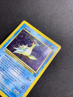 Lapras Pokemon TCG Fossil 10/62 Holo Rare Vintage - Image 3