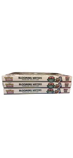 Blooming Waters Premium Collection Pokemon TCG S&V 151 Brand New Sealed Lot X3 - Image 1