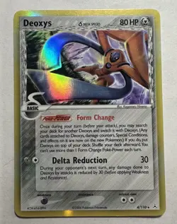 Deoxys (Defense) Delta Species 4/110 Holon Phantoms Holo Rare Pokemon TCG 2006 - Image 1
