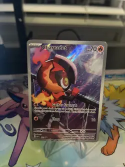 Pokemon TCG Charcadet Phantasmal Flames 22 Holo Rare Promo - Image 3