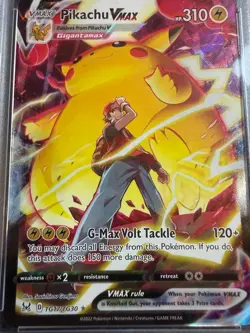 Pikachu VMAX TG17 PSA 9 Lost Origin full art 2022 Sword and Shield Mint Pokemon - Image 2
