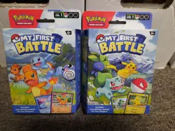 My First Battle 2023 Deck Lot Pikachu Bulbasaur Charmander Squirtle Token Cards - Image 1