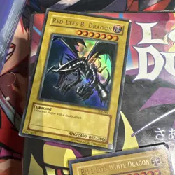 Yugioh Binder With Blue Eyes White Dragon Red Eyes Black And Many Various TCG - Image 5