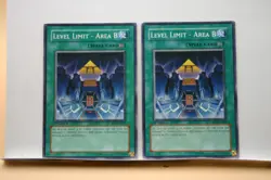 (2x) Level Limit - Area B SD3-EN024 Common 1st Edition LP - Image 1