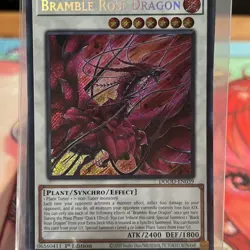 Yugioh Bramble Rose Dragon DOOD-EN039 Secret Rare 1st Ed Near Mint - Image 1