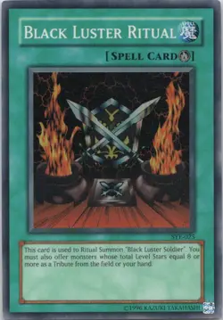 1996 TCG HOLO BLACK LUSTER RITUAL Ultra Rare Unlimited #SYE-025 - Image 1