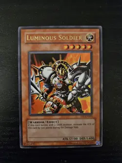 YUGIOH LUMINOUS SOLDIER ULTRA RARE TP5-EN001 NM - Image 2