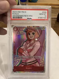 2023 ONE PIECE AWAKENING OF THE NEW ERA OP05-006 KOALA - PSA 10 -LOW POP English - Image 1