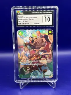 One Piece TCG - Urouge (SP Alt Art) OP07-021 R Royal Blood - CGC 10 - Image 1