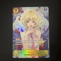 Stussy OP13-110 Alt Art SR Carrying on His Will ONE PIECE Card Game English - Image 1