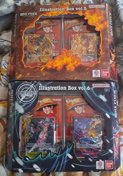One Piece Illustration Boxes Vol 5 And Vol 6 New, Sealed. - Image 1