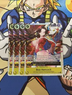 Full Playset 4x Boa Hancock OP14-112 SR One Piece THE AZURE SEA'S SEVEN ENGLISH - Image 1