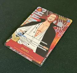One Piece CCG Shanks Parallel OP01-120 Romance Dawn Secret Rare English NM - Image 3