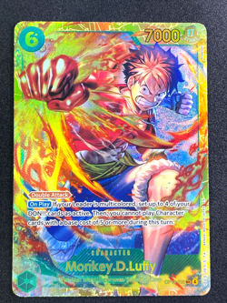 One Piece Carry On His Will Monkey.D.Luffy SEC OP13-118 NM English - Image 1