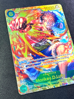 One Piece Carry On His Will Monkey.D.Luffy SEC OP13-118 NM English - Image 2