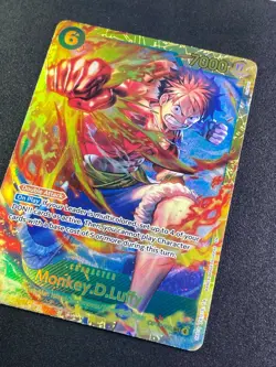 One Piece Carry On His Will Monkey.D.Luffy SEC OP13-118 NM English - Image 3