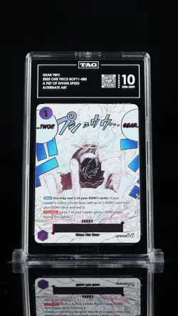 One Piece TCG English OP11-080 Gear Two Alternative Art TAG 10 989 - Image 1