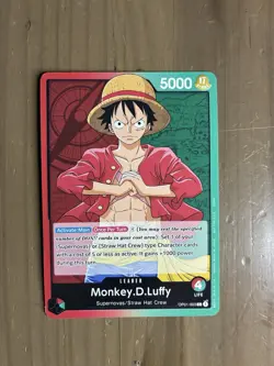Pre-Errata Monkey.D.Luffy (003) OP01-003 One Piece Demo Deck Leader ⚓ - Image 1