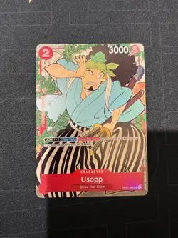One Piece TCG Usopp OP01-004 1st Anniversary Set NM - Image 1