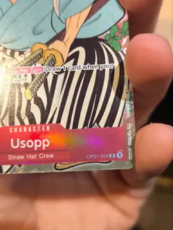 One Piece TCG Usopp OP01-004 1st Anniversary Set NM - Image 5