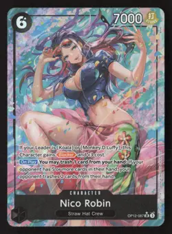 Nico Robin SR Foil OP12 OP12-087 NM One Piece TCG - Image 1