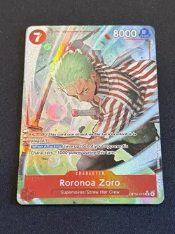 One Piece TCG OP14-015 Roronoa Zoro AA Alt Art Card Game CCG ENGLISH NM - Image 2