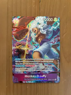 One Piece Monkey.D.Luffy English 2nd Anniversary Set OP05-119 ALTERNATE PARALLEL - Image 1