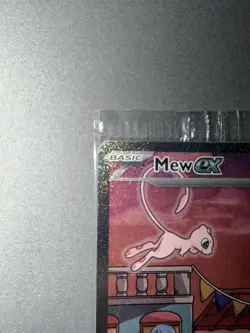 Mew ex SVP 053 Pokemon TCG Scarlet Violet 151 Black Star Promo Full Art SEALED - Image 2