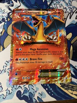 Pokemon TCG Charizard EX XY17 Jumbo Holo Black Star Promo Card 2014 - Image 1