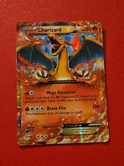 Charizard EX XY17 Jumbo Holo Rare 2014 Black Star Promo Card Pokemon TCG MP - Image 1